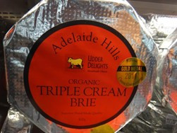 Udder Delights Organic Triple Cream Brie 480g Australia | Fairdinks
