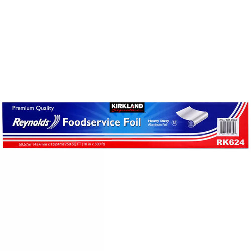 Kirkland Signature Heavy Duty Foil Roll 45cm X 150cm - Fairdinks