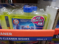 Finish Dishwasher Cleaner 4 x 250ml