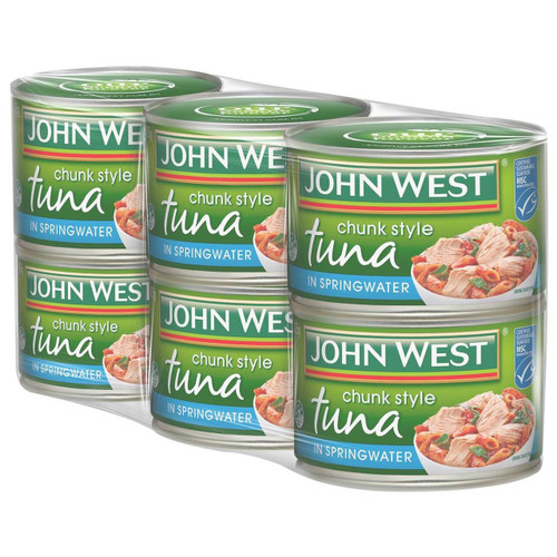 John West Tuna in Springwater 6 x 425G | Fairdinks