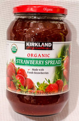 Kirkland Signature Organic Strawberry Spread 1.19KG | Fairdinks