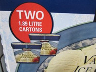 Kirkland Signature Premium Vanilla Ice Cream 2 x 1.89L | Fairdinks