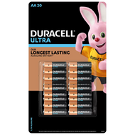 Duracell Ultra Alkaline Batteries AA 20 Pack | Fairdinks