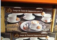 Overandback Caffe Cappuccino Set For 6 | Fairdinks
