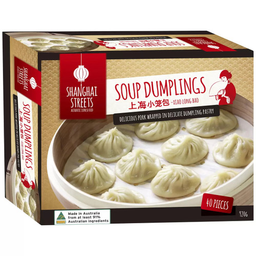 Shanghai Streets Soup Dumplings 920 g (40 Pieces) | Fairdinks