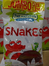 The Natural Confectionary Company Snakes 1.2Kg | Fairdinks