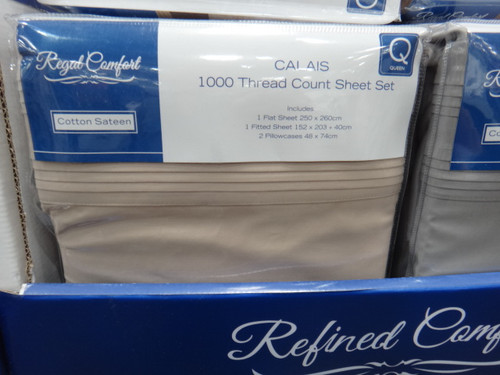 Regal Comfort 1000TC Sheet Set Size: Queen - 1 | Fairdinks