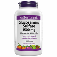 Webber Naturals Glucosamine Sulphate 1500mg 180 Count | Fairdinks