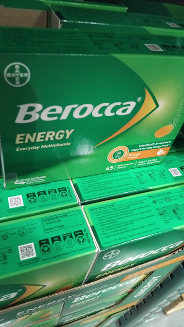 Berocca Energy Orange 45 Effervescent Tablets | Fairdinks