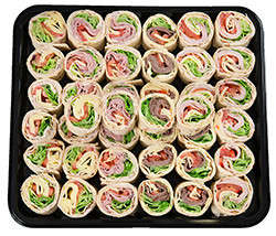 Assorted Hye Roller Platter 40PK Beef, Cheese, Turkey, Ham 3KG - Fairdinks