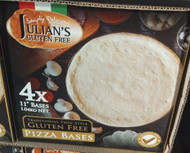 Julian's Gluten Free Pizza Base 4 Pack | Fairdinks