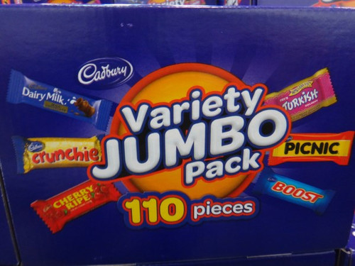 Cadbury Variety Jumbo Pack 110 Pieces | Fairdinks
