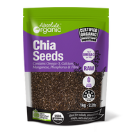 Absolute Organic Natural Chia Seed 1.5KG | Fairdinks
