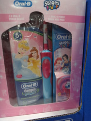 Oral B Stages Power Kids Electric Toothbrush With 2 Pack Refill - Disney Princess | Fairdinks