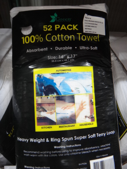 Terry Towel Cotton 52 Pack | Fairdinks
