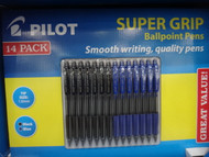 Pilot Super Grip Retractable Ballpoint Pen 14 Pack | Fairdinks