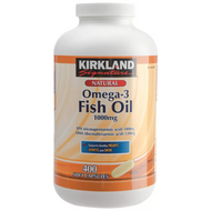 Kirkland Signature Natural Omega 3 Fish Oil 1000MG 400CT
