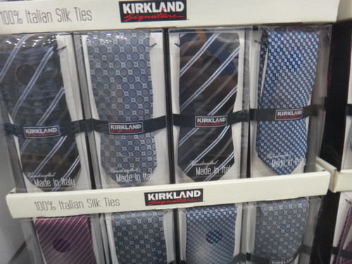 Kirkland Signature Italian Made Tie 100% Silk | Fairdinks