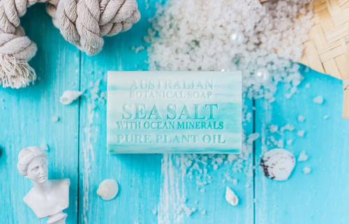 Australian Botanical Soap 200G x 8 Count - Sea Salt with Ocean Minerals | Fairdinks
