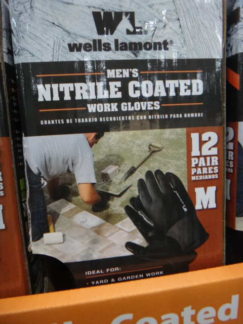 Wells Lamont Mens Nitrille Glove Medium/Large 12 Pack | Fairdinks