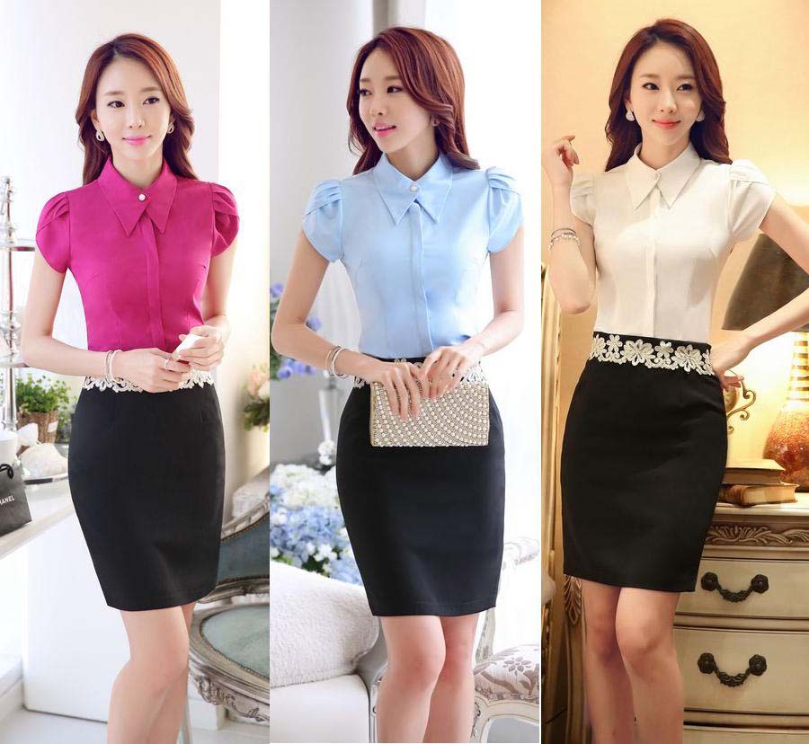 New arrivals 9th July 2015 4 new styles of women's office style shirts ...