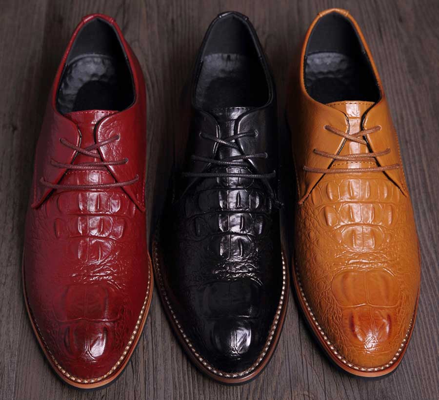 Crocodile Pattern Men Brogue Shoes Crocodile Pattern Men Brogue Shoes