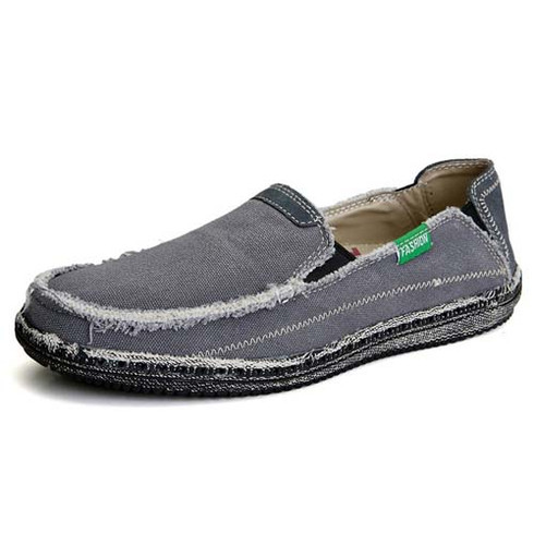 Grey casual denim style Converse slip on shoe loafer | Free Shipping ...
