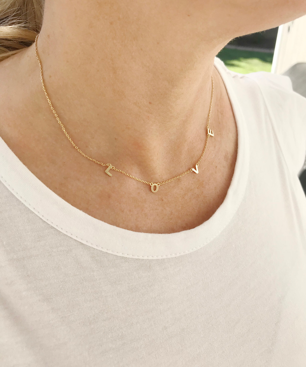 Love Necklace Gold Or Silver Seen On Today Show Nissa Jewelry Love Necklace Gold Or Silver Seen On Today Show Nissa Jewelry