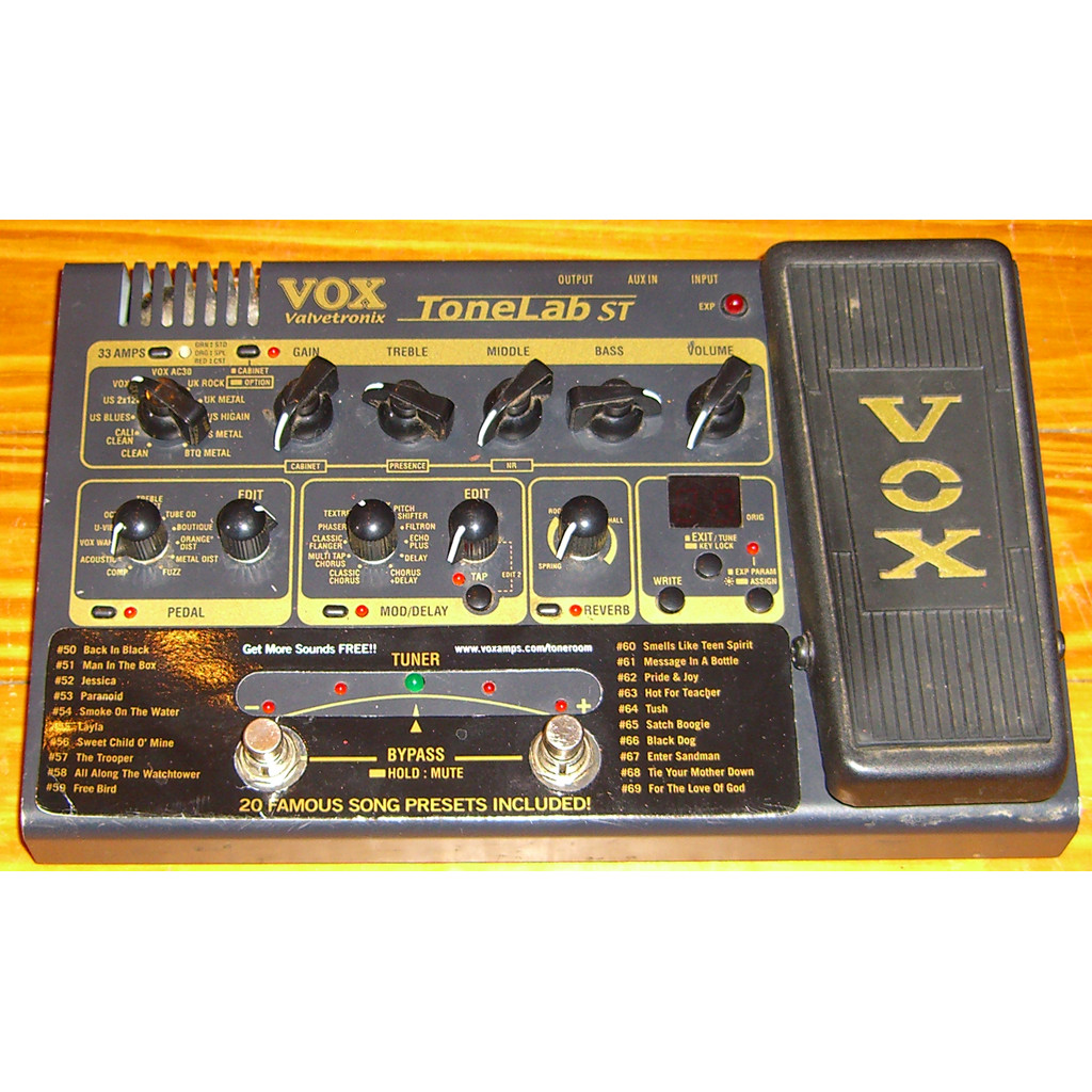 Sold Vox Tonelab St Boston Guitar