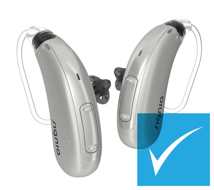 Signia Motion 1X rechargeable hearing aid Discounted at HEARING SAVERS