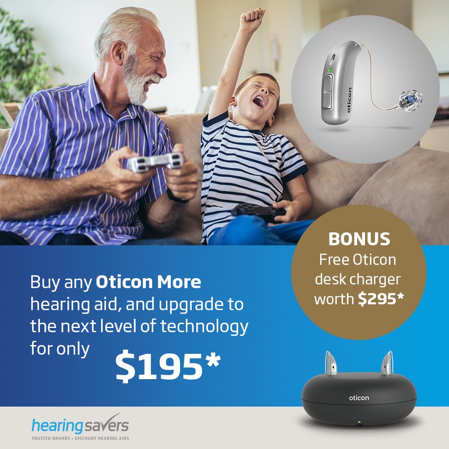 Oticon More EOFY Upgrade Offer at HEARING SAVERS