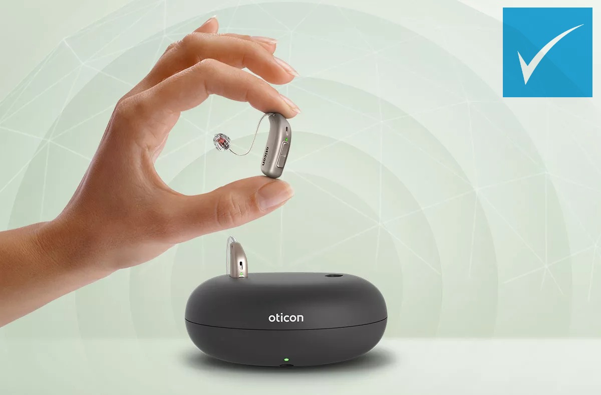 Oticon More rechargeable  hearing aids