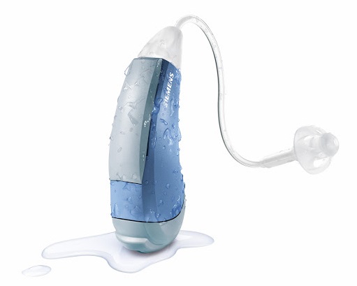 Damaged hearing aids in water