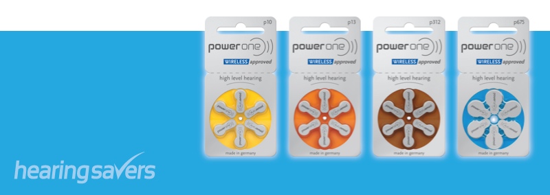 Power One Hearing Aid Battery Sizes