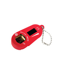 Digital hearing aid battery tester