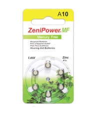 ZeniPower hearing aid batteries size 10