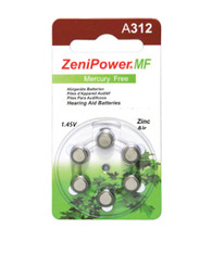 ZeniPower hearing aid batteries size 312