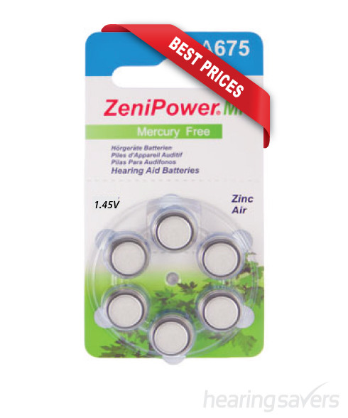 Zenipower Hearing Aid Batteries Size 675 A675 Hearing Savers Zenipower Hearing Aid Batteries Size 675 A675 Hearing Savers