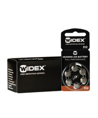 Box of Widex Hearing Aid Batteries Size 312 (60 cells) 