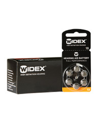 Box of Widex Hearing Aid Batteries Size 13 (60 cells) 