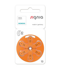 Siemens Signia hearing aid batteries size 13
