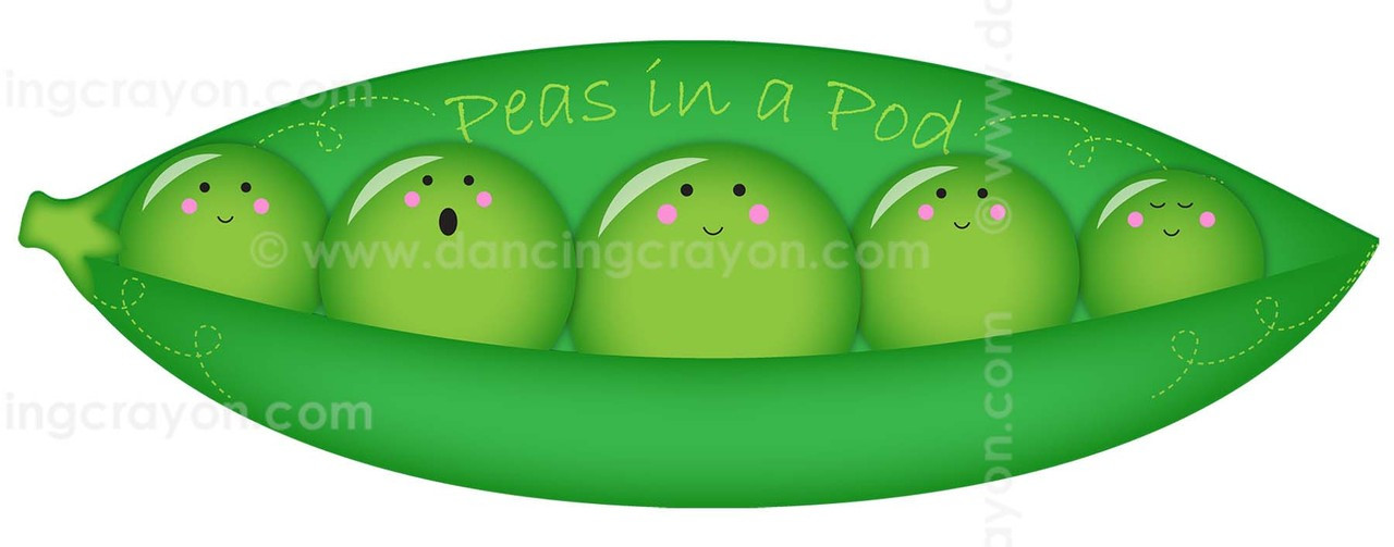 a pea in the pod