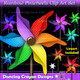Pinwheel: colorful pinwheel clipart