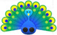 peacock clipart and peacock finger puppet