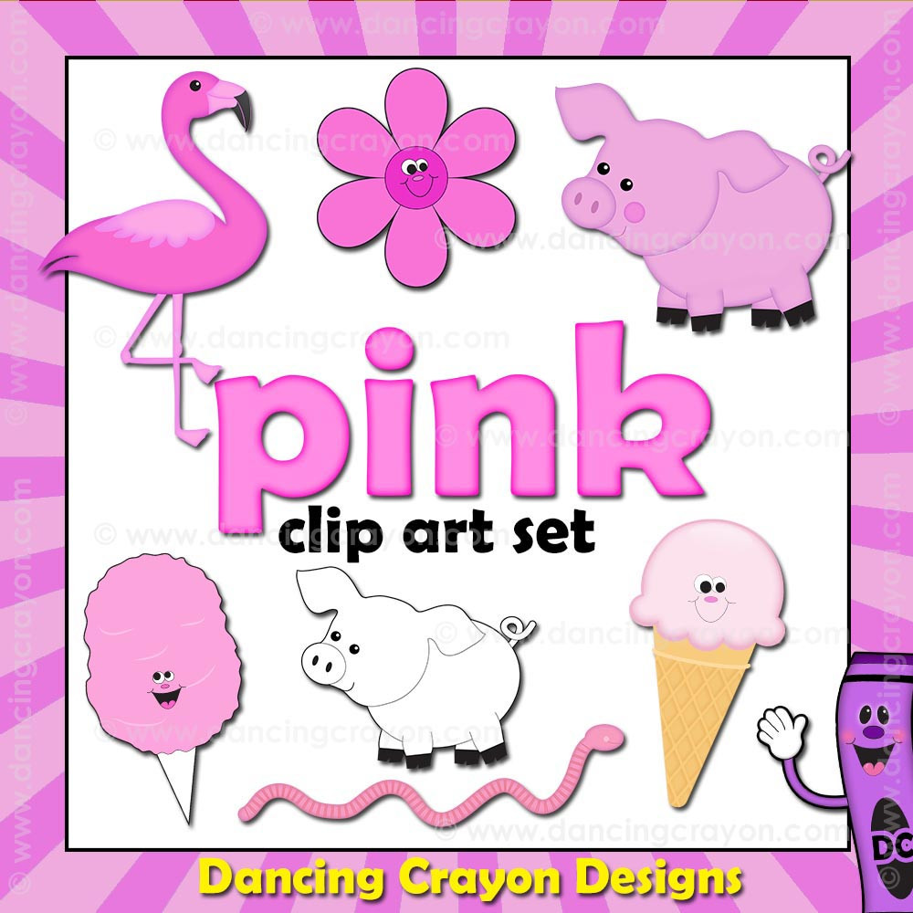 Pink Crayon Clip Art - Pink Crayon Image