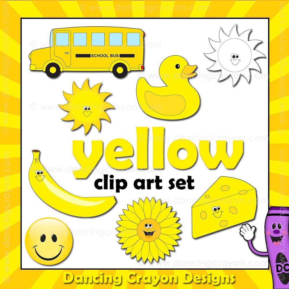 yellow clip art