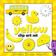 Yellow clipart - things that are yellow color