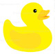 Yellow clipart - yellow duck