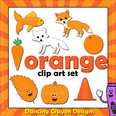 Orange clipart - things that are orange