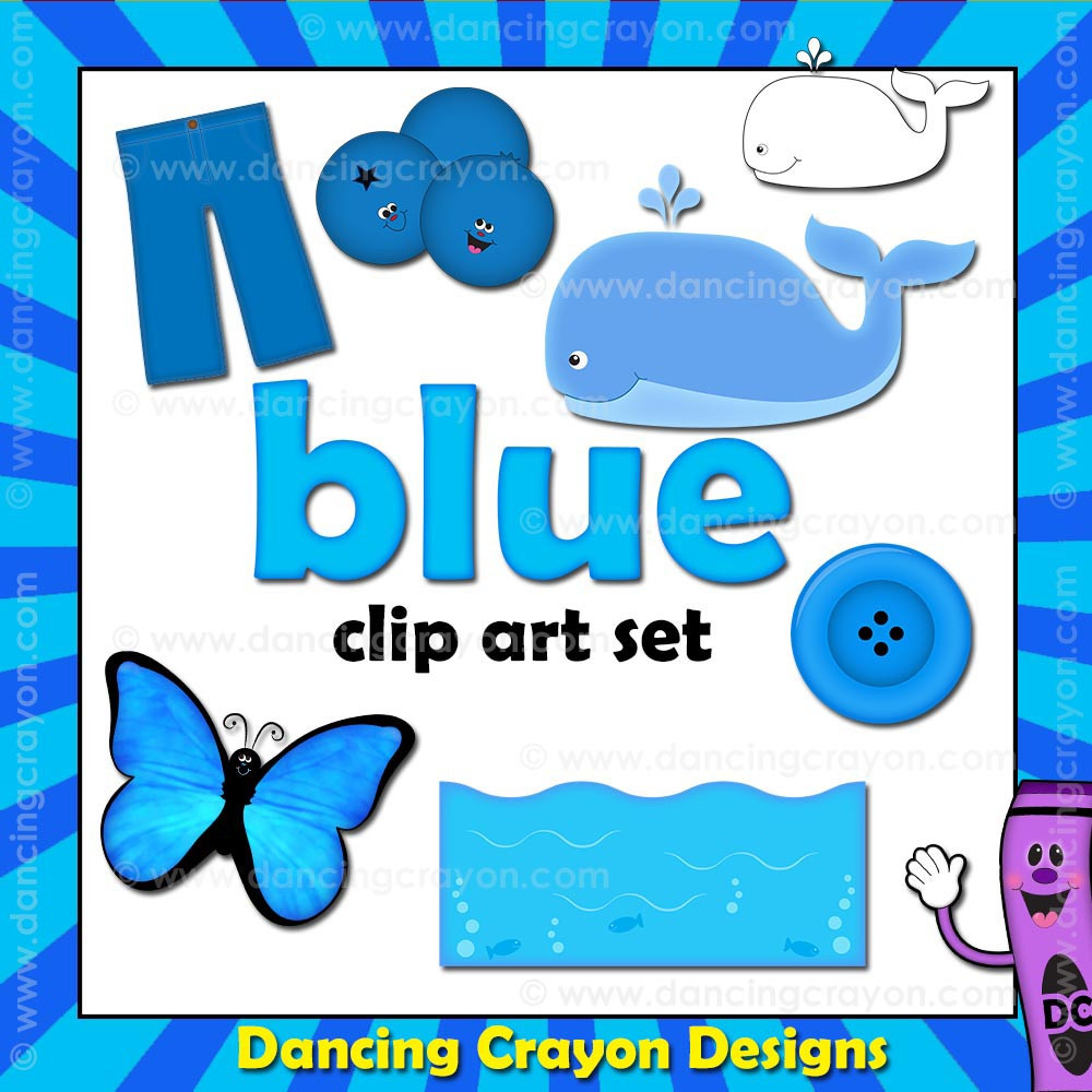 blue clip art